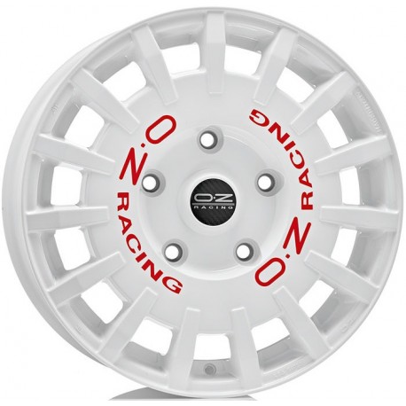 OZ Rally Racing VAN Race White Red Lettering