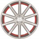 Corspeed Deville Silver Brushed Surface Trim Red